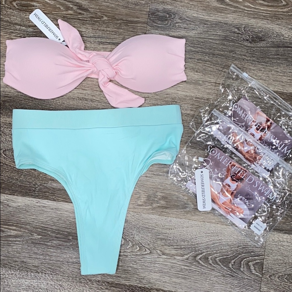 Somerfield two piece swim suit.